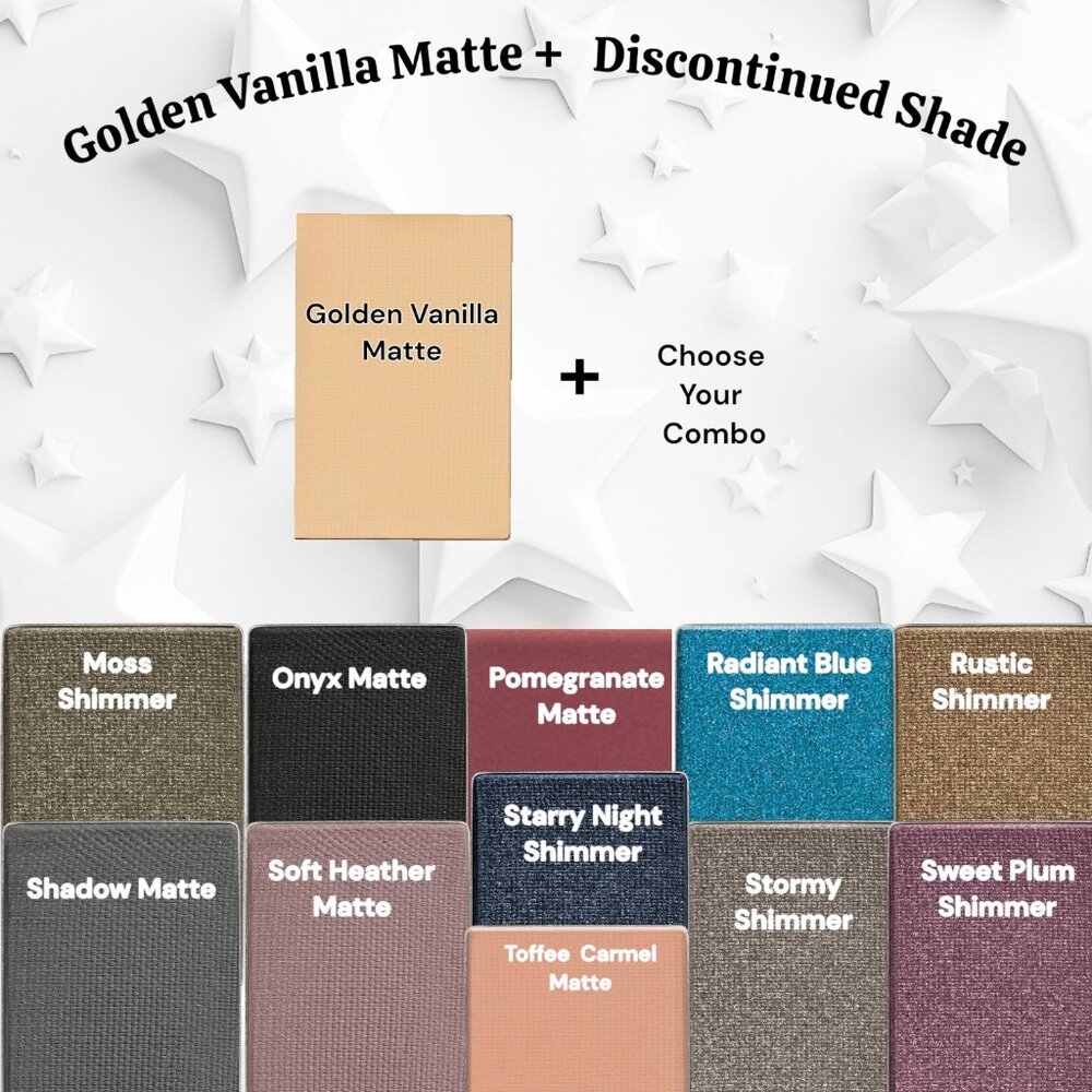 Golden Vanilla Matte Discontinued Eye Shadow - Bundle 2 Eyeshadows LAST ONE